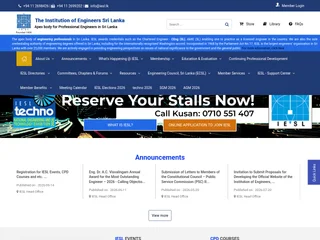 Institution of Engineers, Sri Lanka platform preview