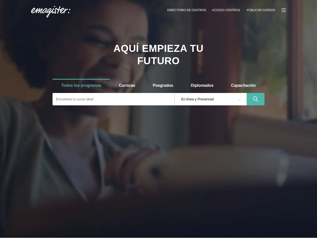 Emagister México screenshot Emagister México website screenshot