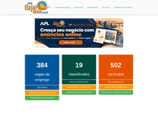 Itajaí Online screenshot preview Itajaí Online screenshot preview
