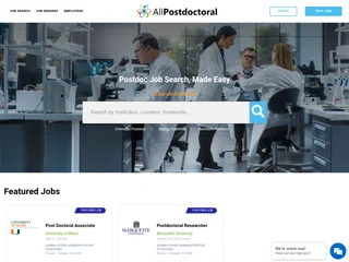 AllPostDoctoral screenshot preview