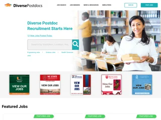 DiversePostdocs screenshot preview