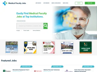 MedicalFacultyJobs screenshot preview