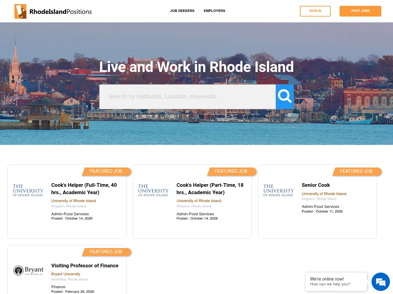RhodeIslandPositions screenshot RhodeIslandPositions website screenshot