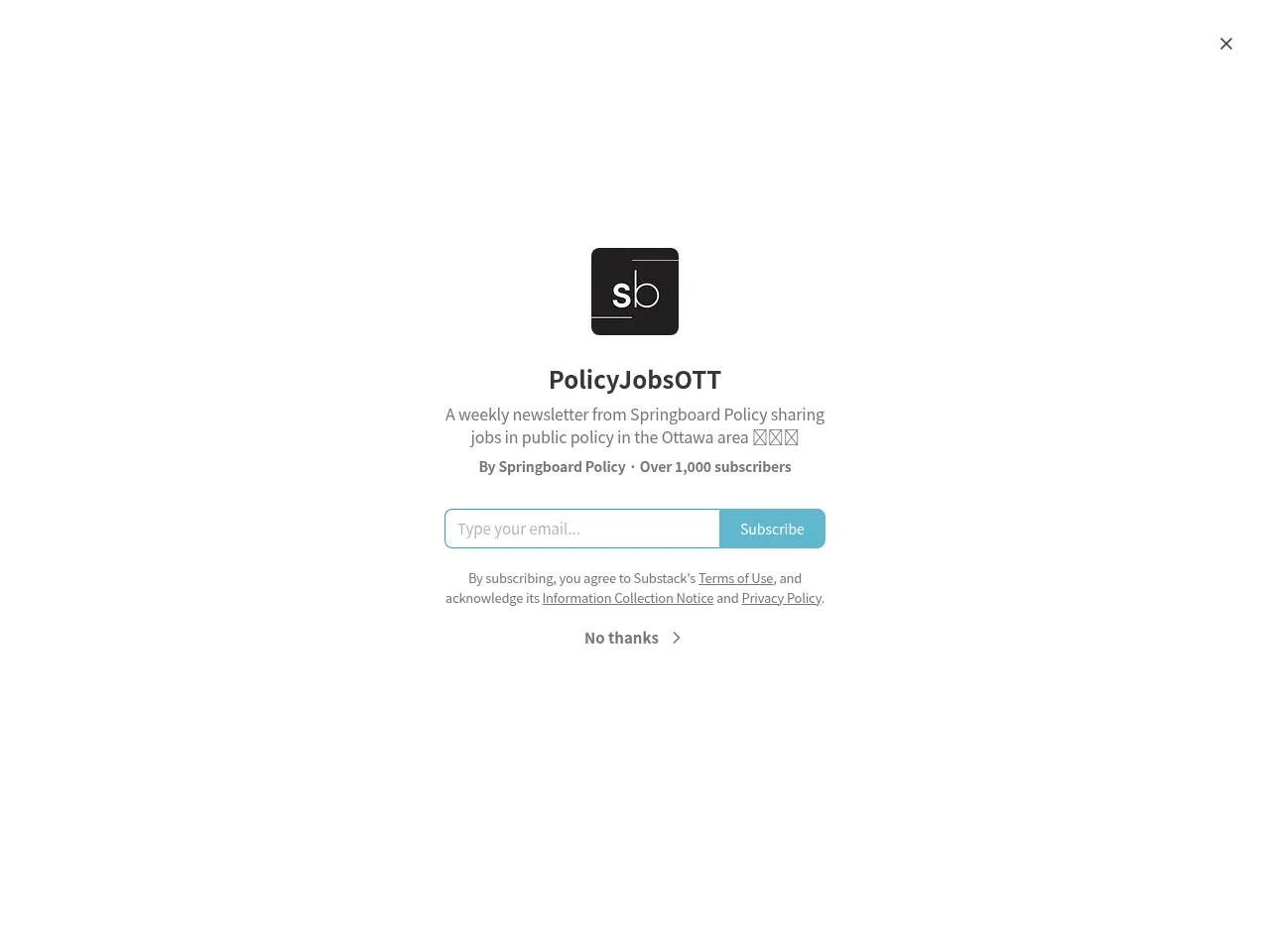 PolicyJobsOTT screenshot PolicyJobsOTT website screenshot
