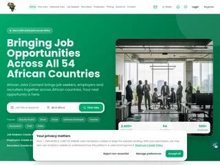 African Jobs Connect platform preview