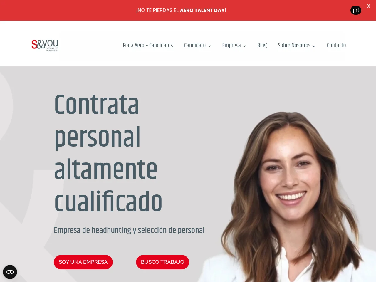 S&you España website screenshot