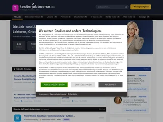 Texterjobboerse screenshot preview