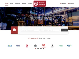 Carrière Industrie platform preview