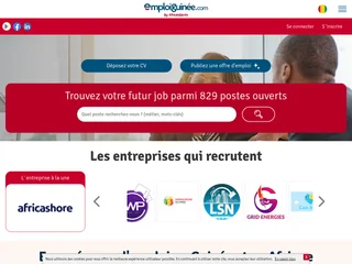 Emploiguinee screenshot preview