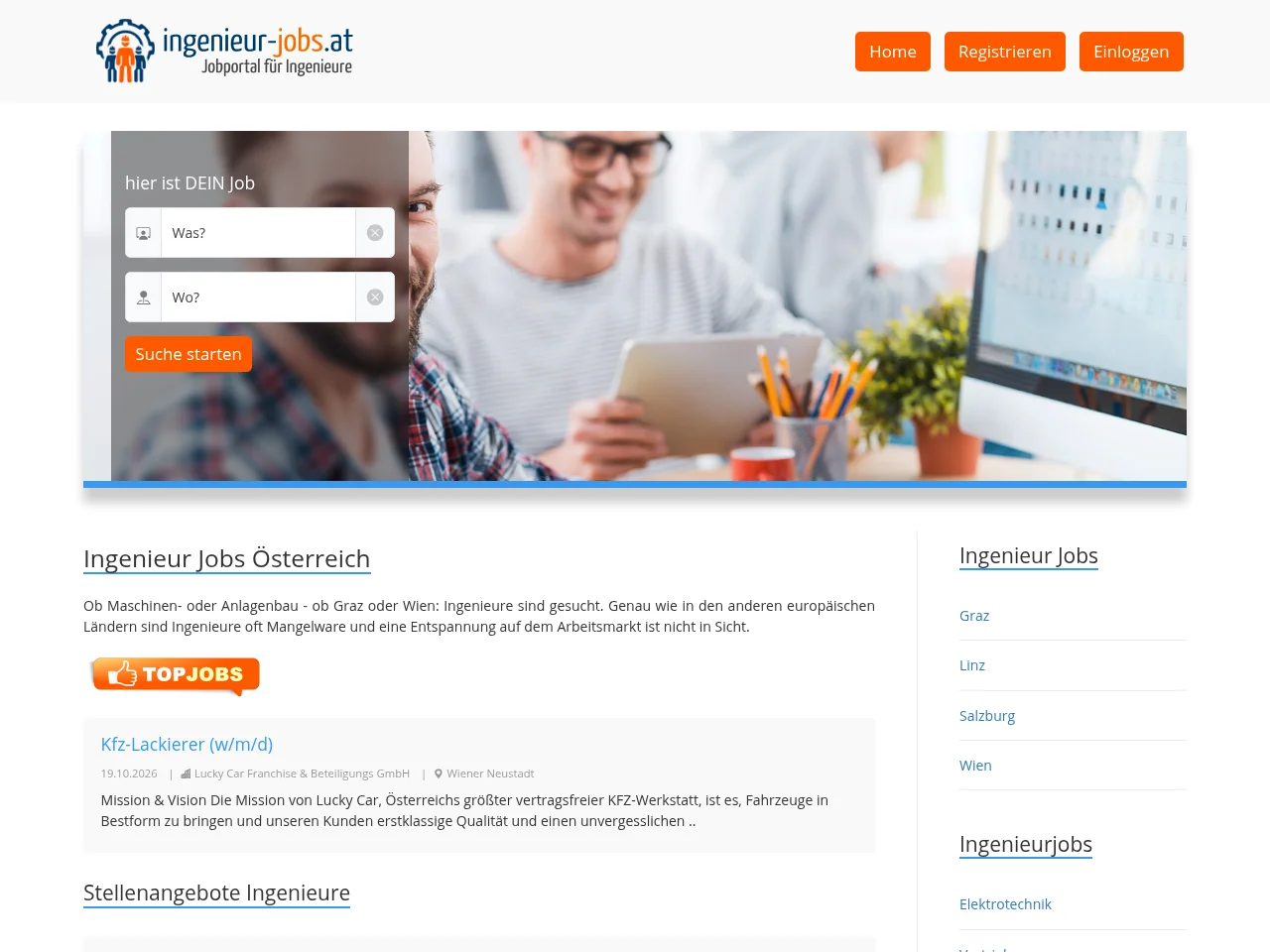ingenieur-jobs screenshot ingenieur-jobs website screenshot