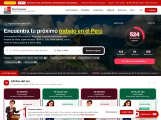 Perú Convoca screenshot preview Perú Convoca screenshot preview