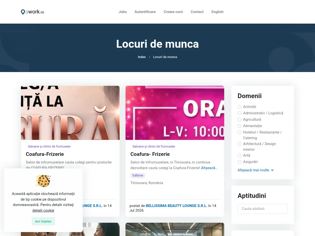 awork website screenshot