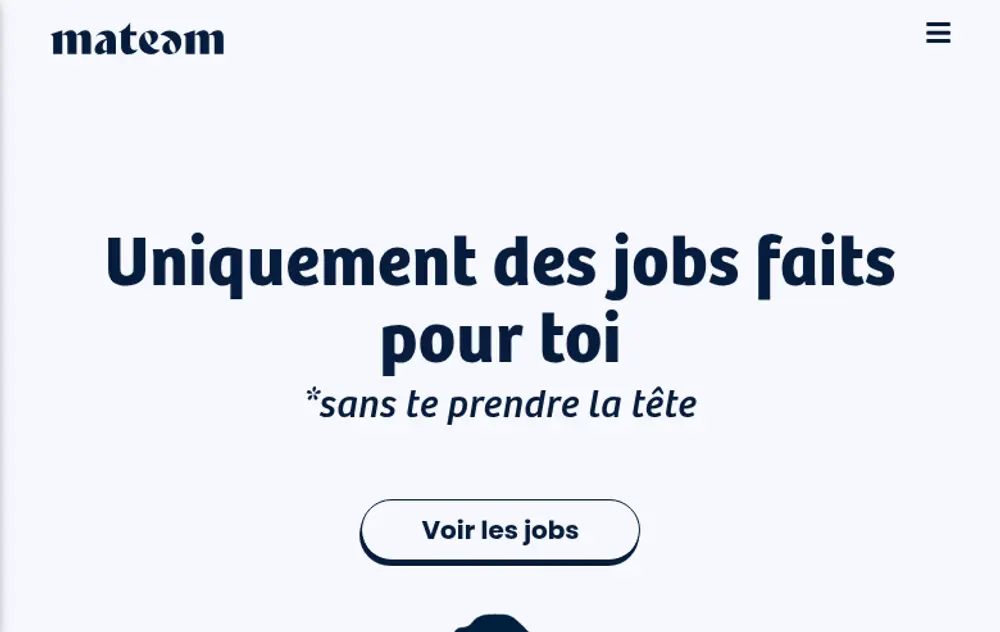 mateam website screenshot