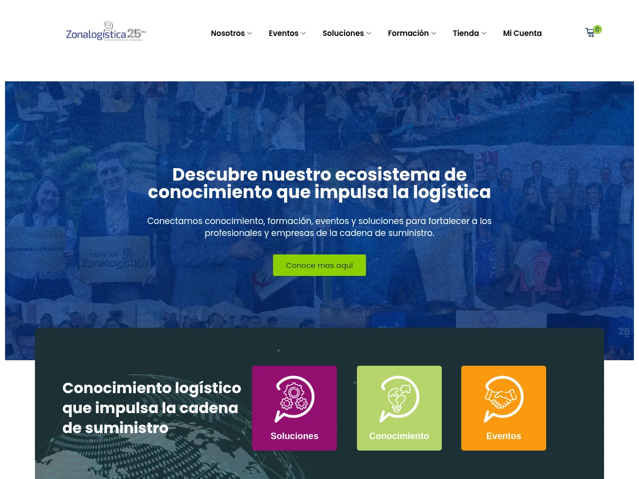 Zonalogística screenshot Zonalogística website screenshot
