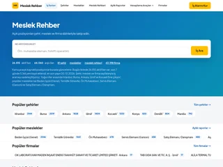 Meslek Rehber platform preview