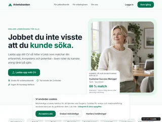 Arbetsbanken platform preview