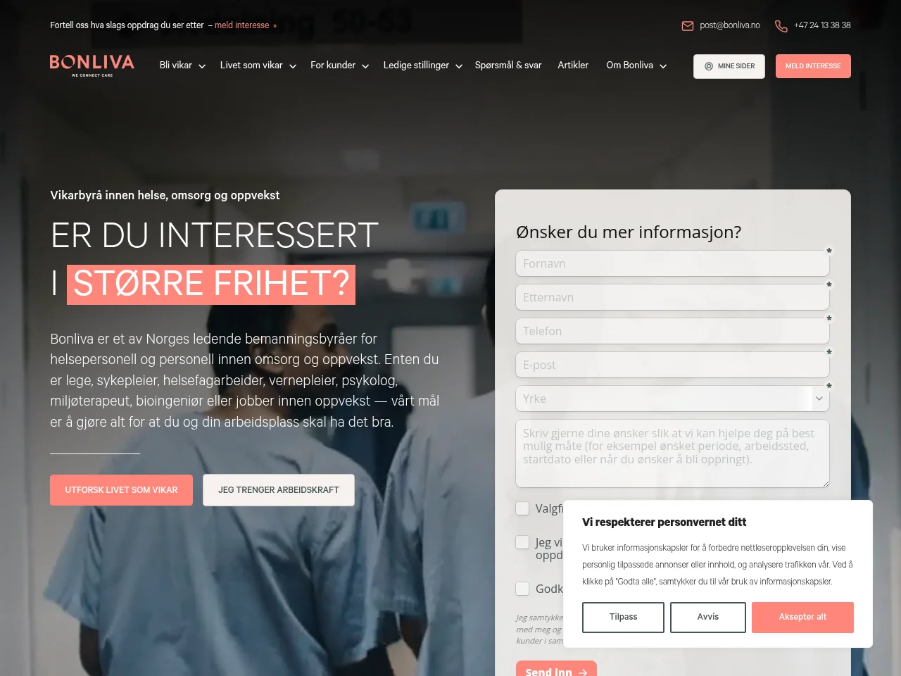 Bonliva website screenshot