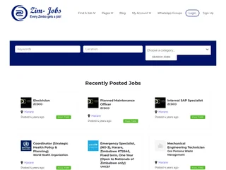 Zim Jobs screenshot preview