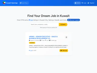 Kuwait Openings platform preview