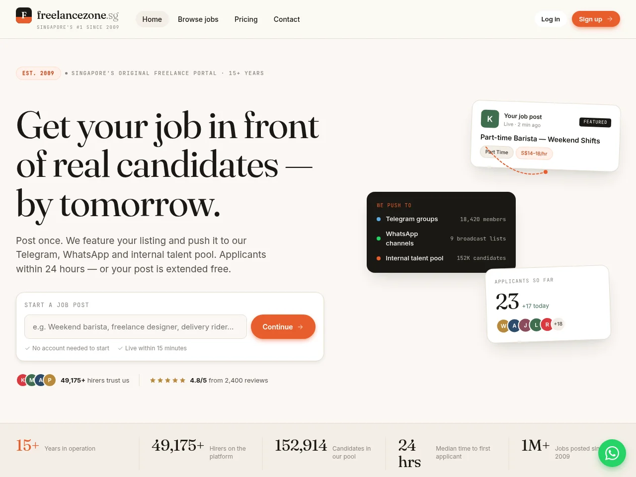 FreelanceZone screenshot FreelanceZone website screenshot