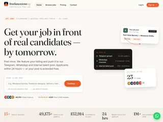 FreelanceZone screenshot preview