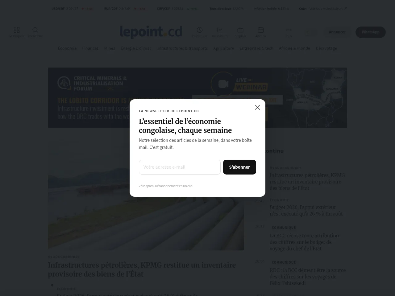 LePoint website screenshot
