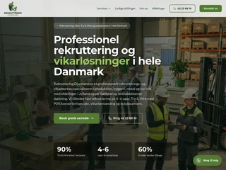 Rekruttering Djursland screenshot preview Rekruttering Djursland screenshot preview