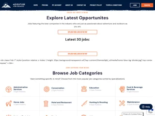 Adventure Job Board screenshot preview