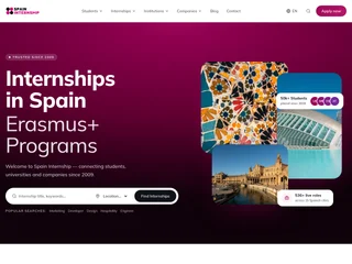 Spain Internship screenshot preview