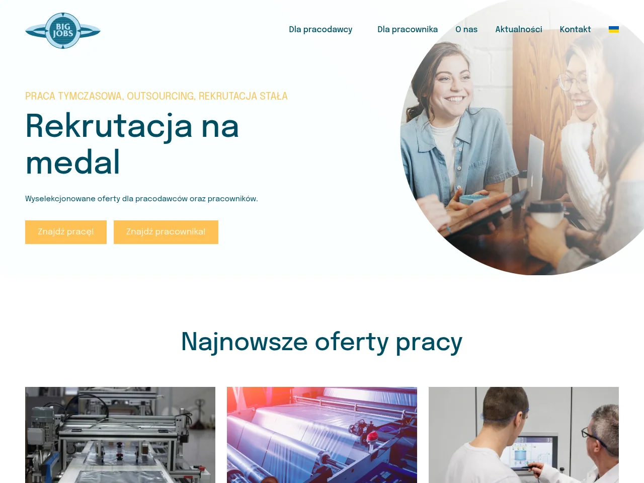 BIG JOBS website screenshot