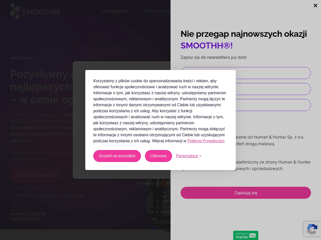 SMOOTHH® website screenshot