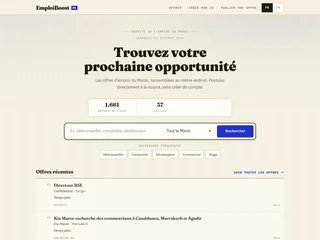 EmploiBoost platform preview