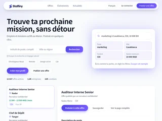 Staffiny platform preview Staffiny platform preview
