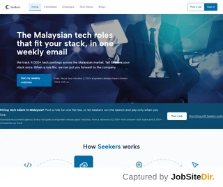 Seekers platform preview Seekers platform preview