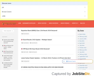 Fresher Job Portal screenshot preview