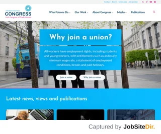 Irish Congress of Trade Unions screenshot preview