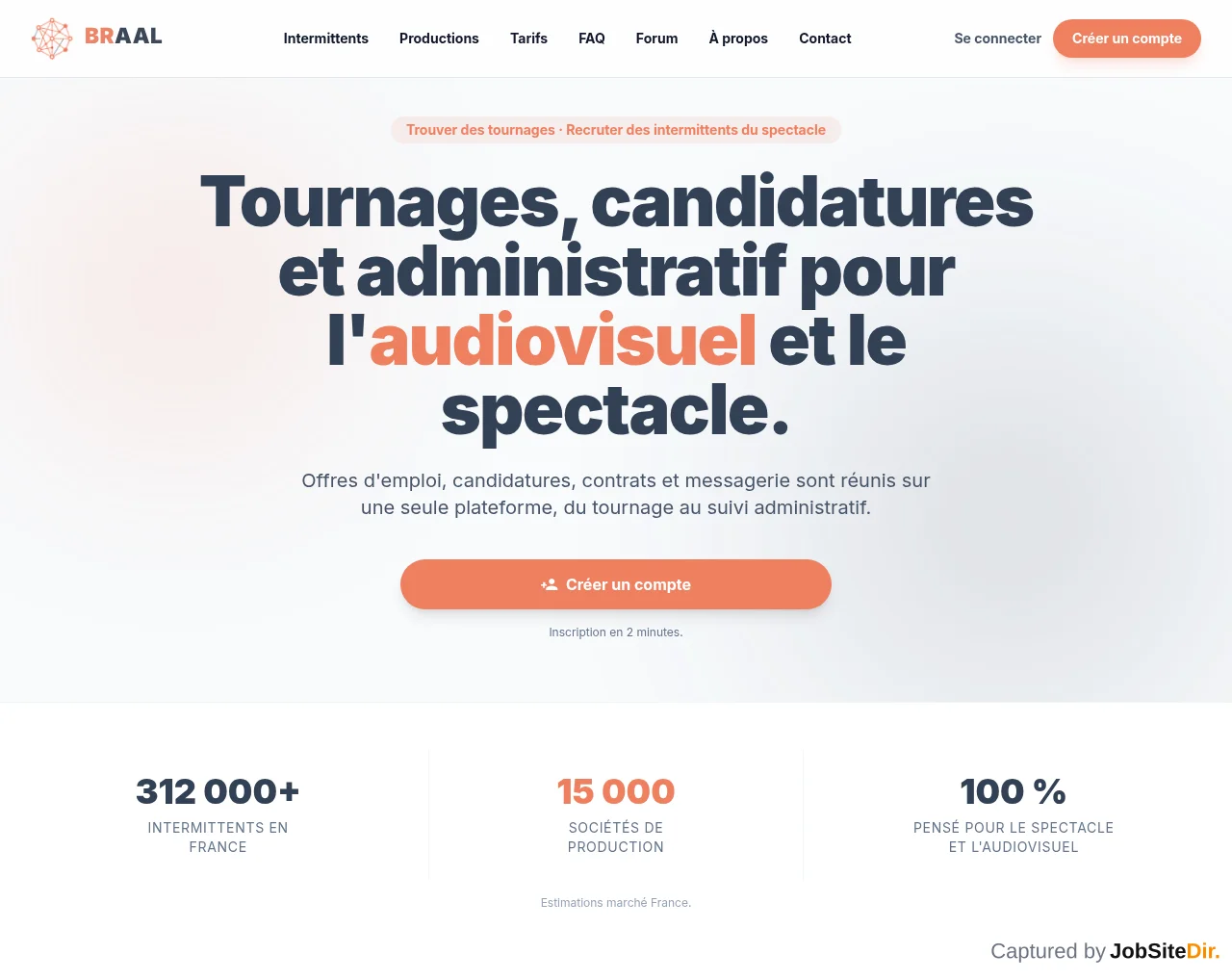 Braal website screenshot