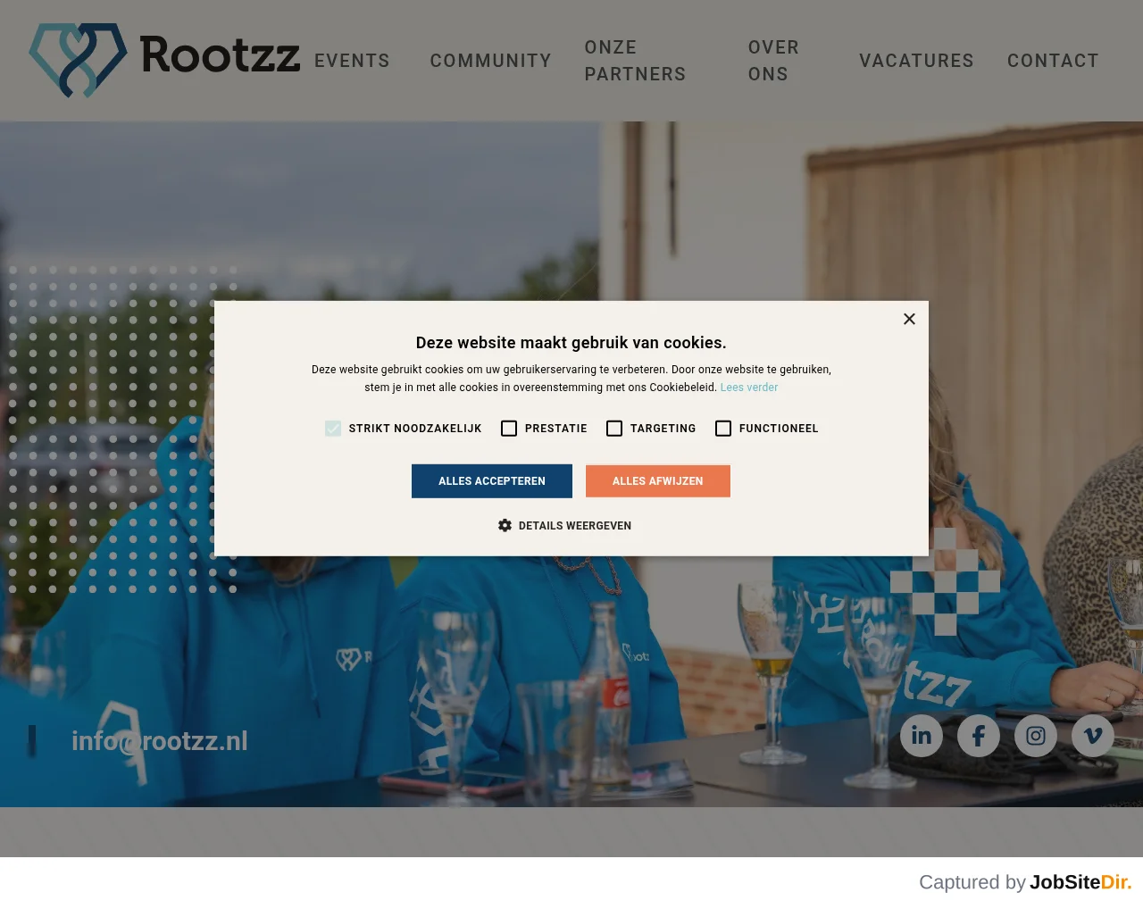 Rootzz Zeeuws-Vlaanderen website screenshot