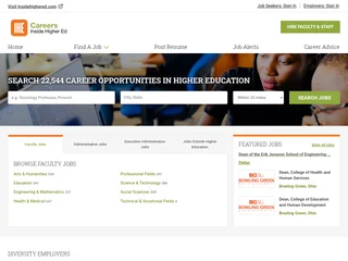 Inside Higher Ed Careers platform preview