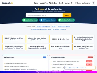 SpeedJob platform preview
