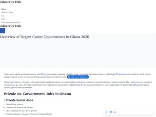 JobServiceHub platform preview