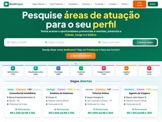 Brasil Vagas platform preview