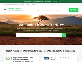 Ntchito Malawi platform preview