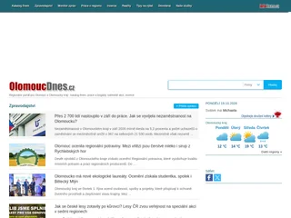 OlomoucDnes platform preview