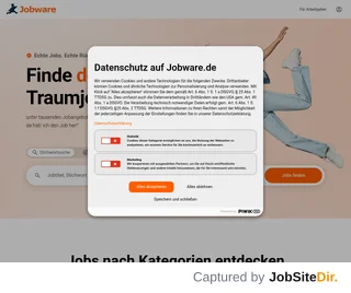Jobware screenshot preview