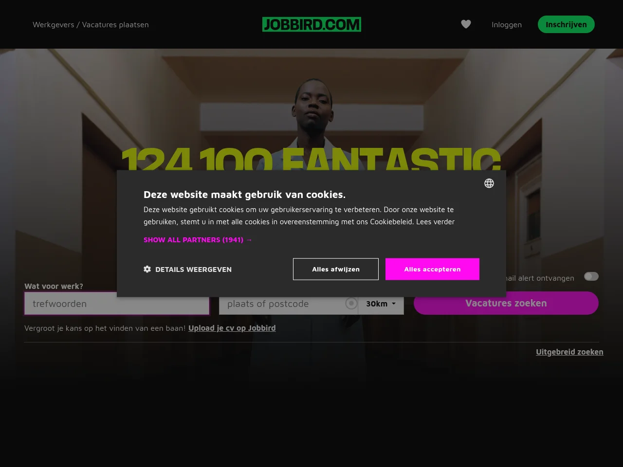 Jobbird website screenshot