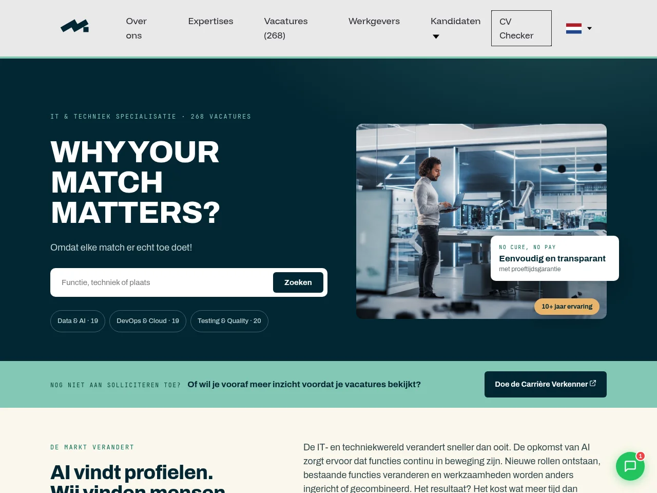 MatchMatters website screenshot