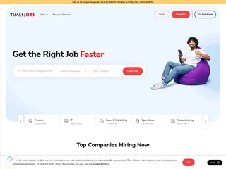 TimesJobs platform preview