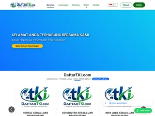 DaftarTKI platform preview