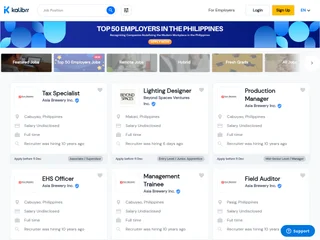 Kalibrr screenshot preview